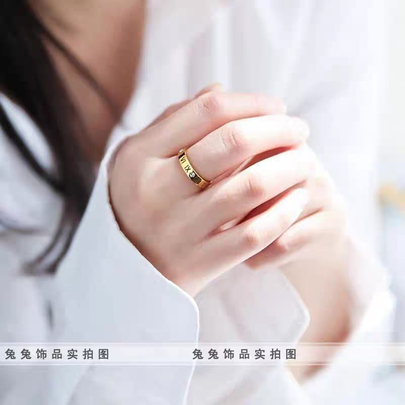Stainless Steel Roman Ring