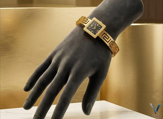 Fancy Branded Watch Style Bangle