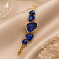 3D Crystal Stones Bracelet Style Watch for Women