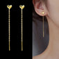 Heart Chain Earrings