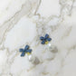 Korean Style Bow Pearl Earrings