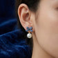 Korean Style Bow Pearl Earrings