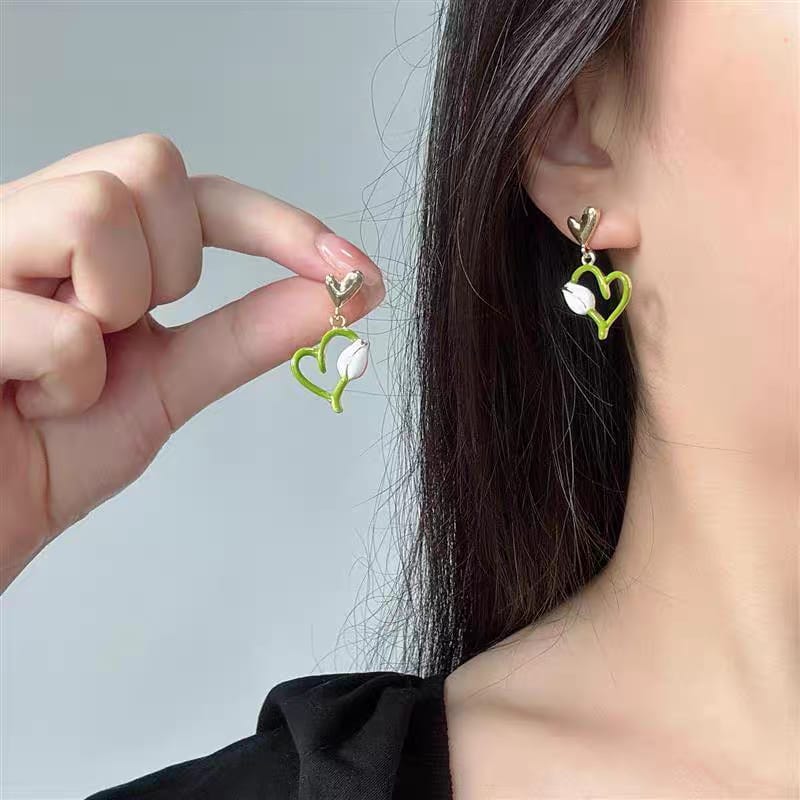 Korean Style Bow Pearl Earrings