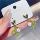 Korean Style Bow Pearl Earrings