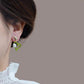 Korean Style Bow Pearl Earrings