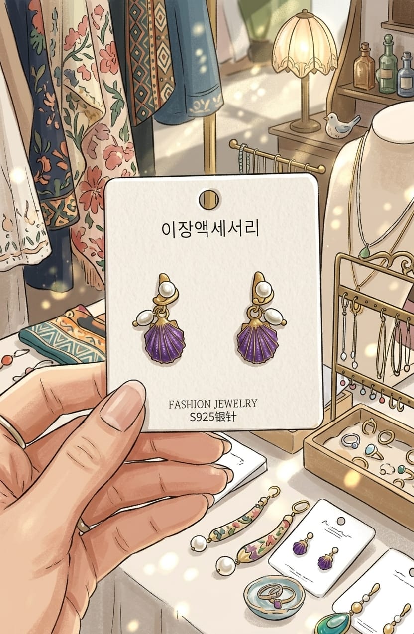 Korean Style 925 Earrings