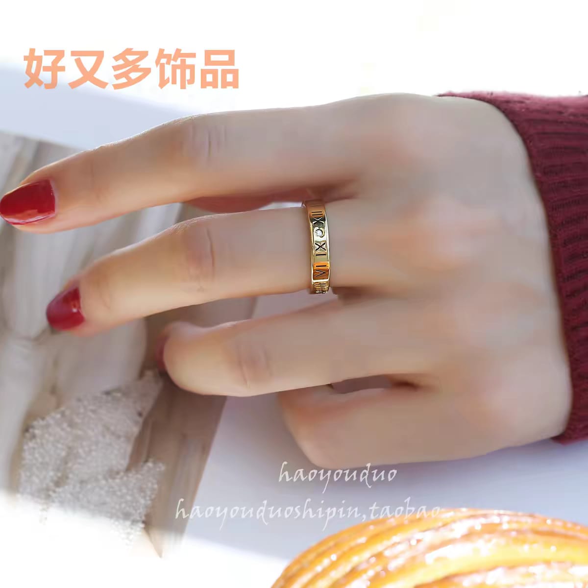 Stainless Steel Roman Ring